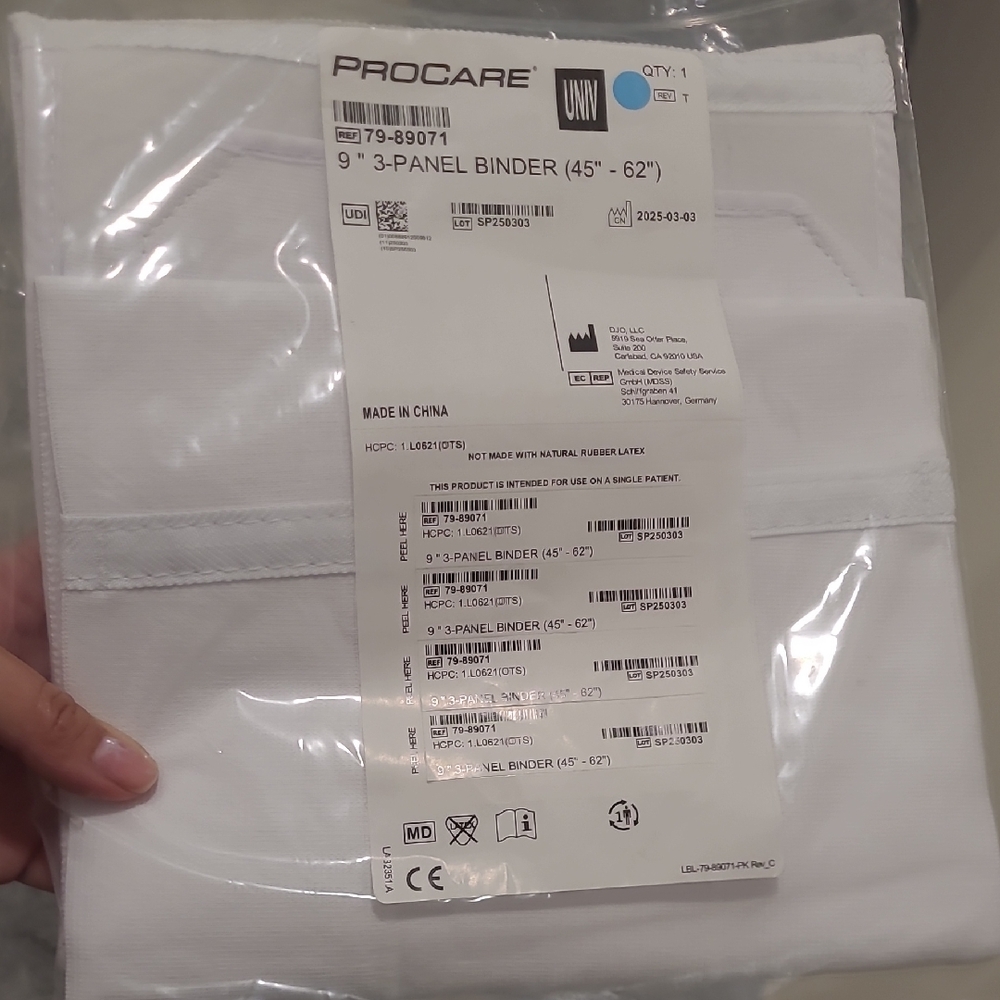 ProCare White 3-Panel Binder
